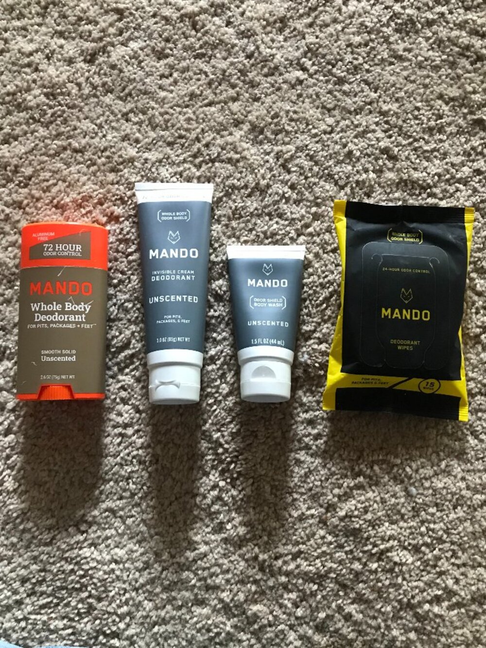 New Mens deodorant set